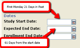EnrollmentDates QTP Enrollment Enter Dates