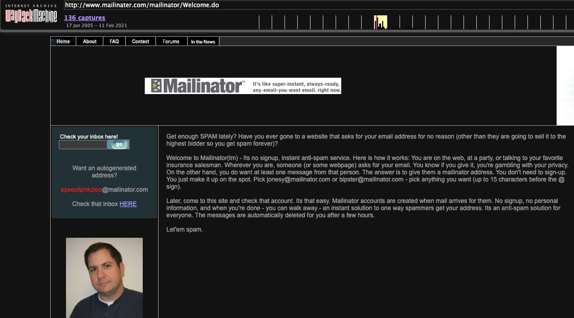 Mailinator Emai Testing Roots