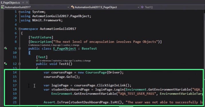 Page Object Example