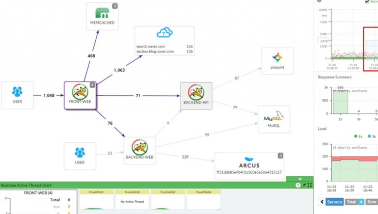 PinPoint Dashboard Example
